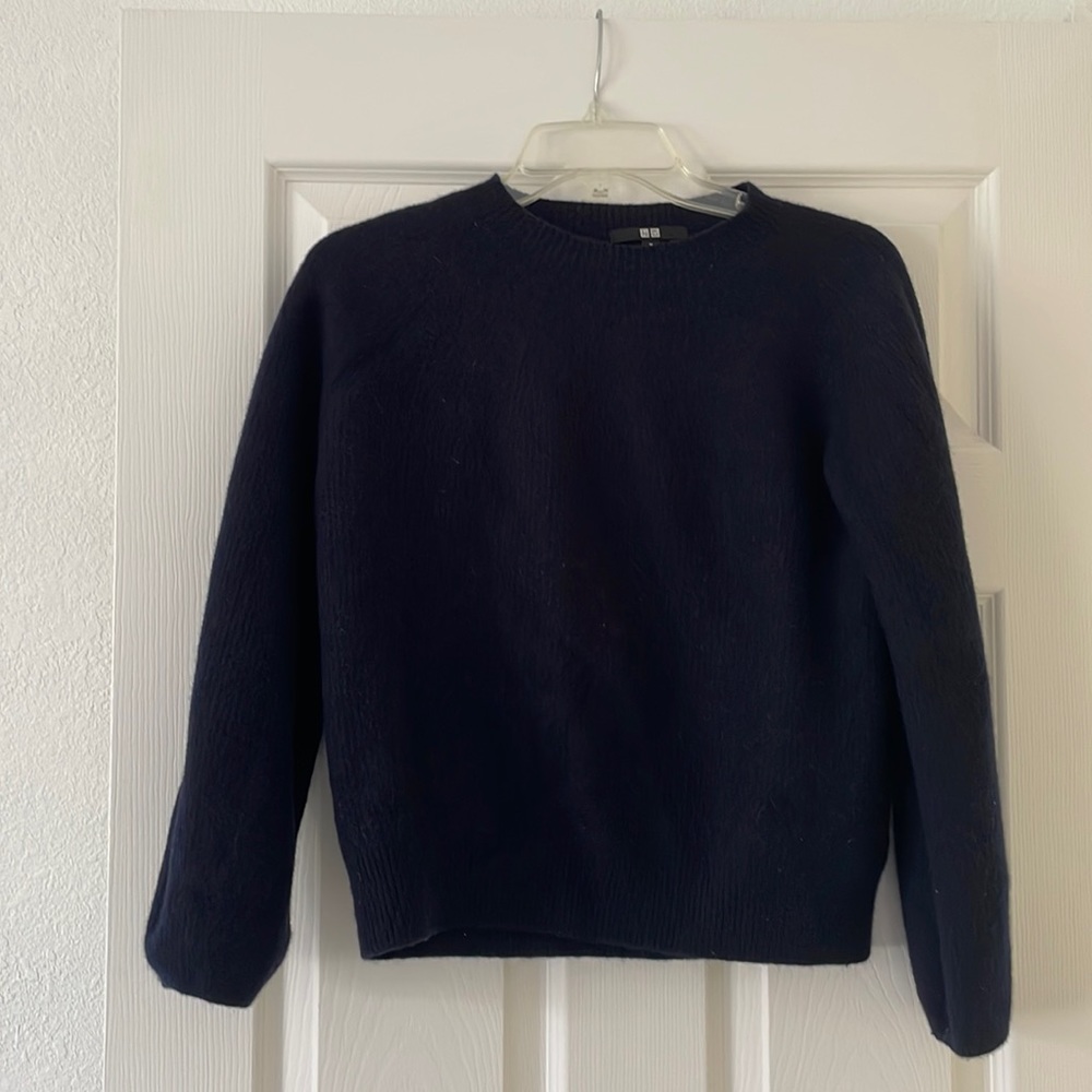 Uniqlo Navy Wool Sweater